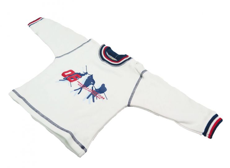 Buzo de Algodon Frizado Estampado Sky