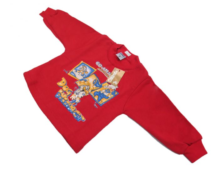 Buzo de Algodon Frizado Estampado Con Perro