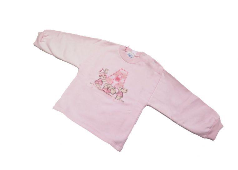 Buzo de Algodon Frizado Estampado Osos "A"