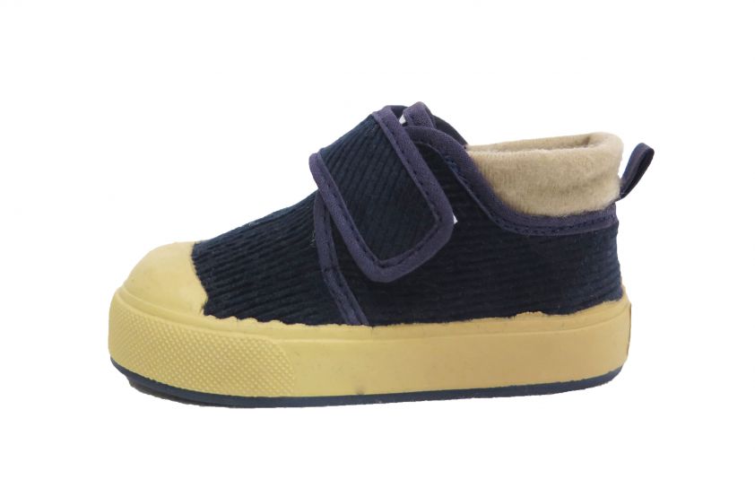 Bota Corderoy Velcro  Acolchado