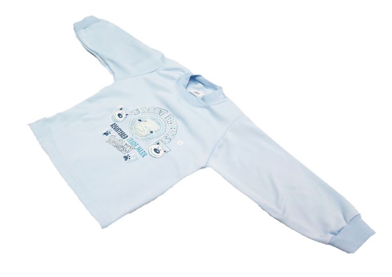 Buzo de Acetato Frizado Estampado Osos "Sweet Baby"