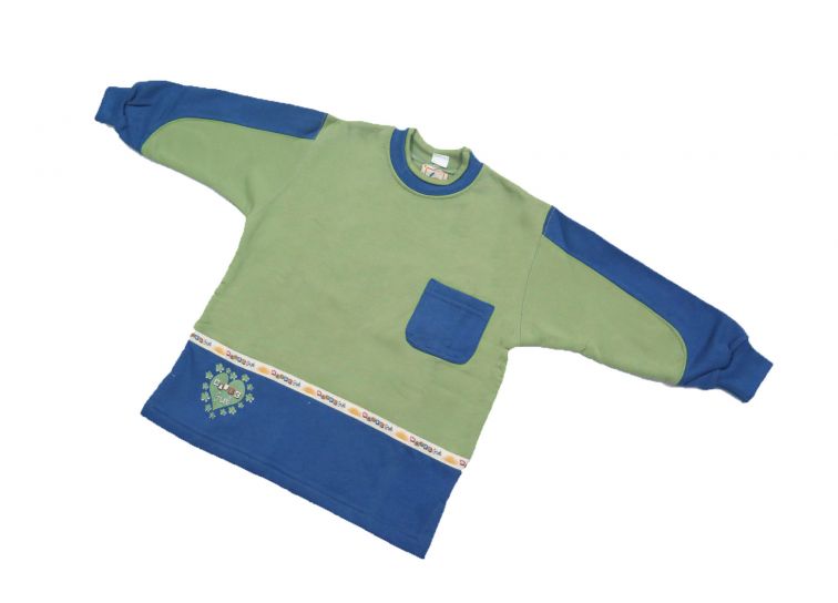 Buzo de Algodon Frizado Sin Capucha Con Bolsillo