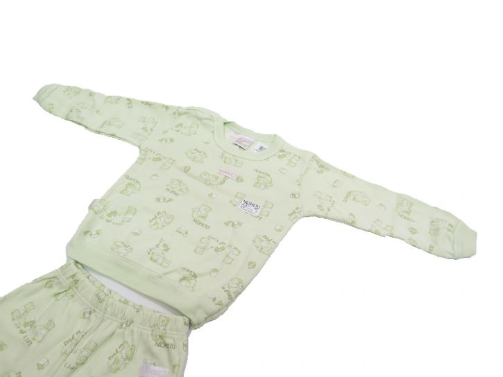 Pijama Invierno Remera Manga Larga y Pantalon Estampado de Osos