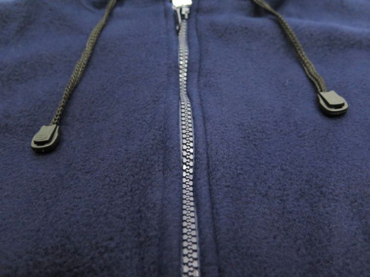 Campera Polar Colegial Con Capucha