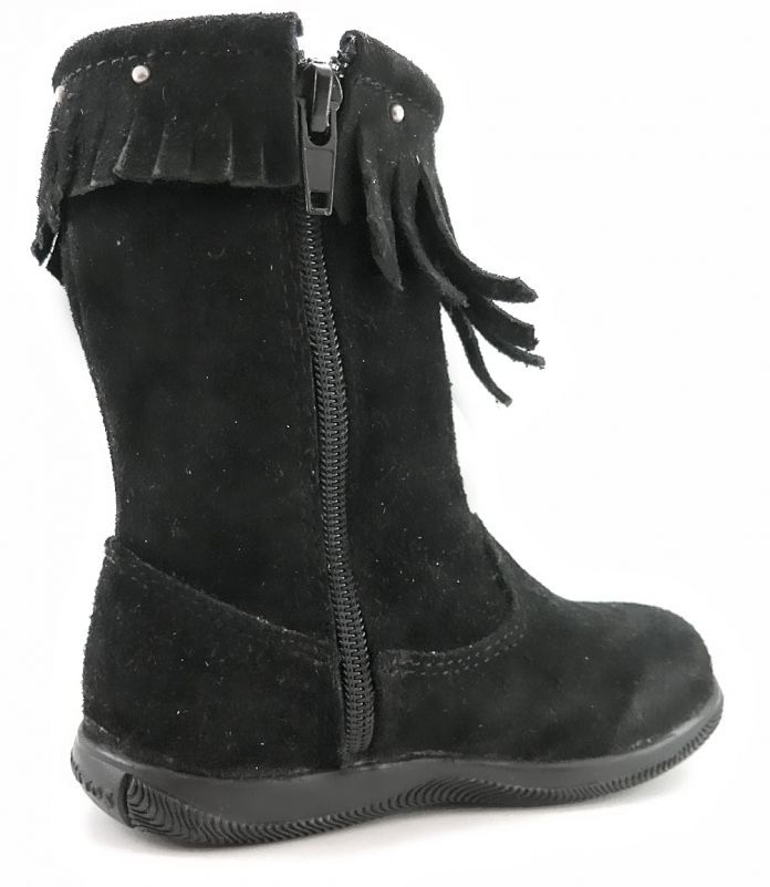 Bota Gamuza con flecos Alina