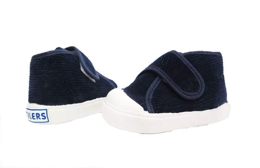 Bota  Corderoy Velcro Punta Reforzada