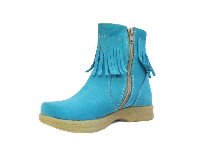 Bota Corta gamuza con Flecos