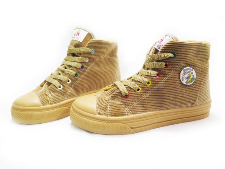 Bota de Corderoy con Cordon de Piñon Fijo