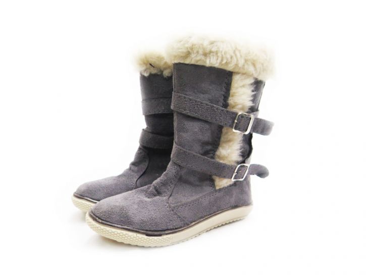 Bota Piel Dos Hebillas con Piel