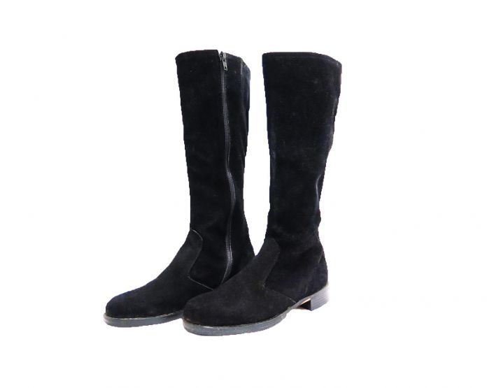 Bota Gamuza de Caña Alta