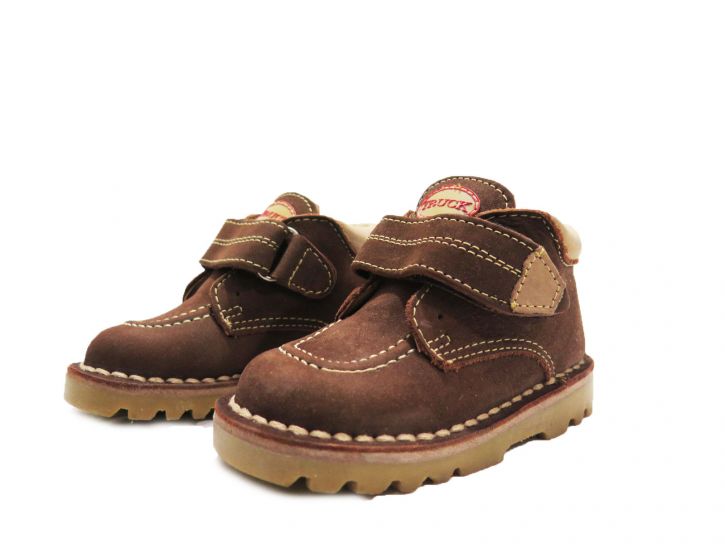 Botita Bota Nobuk Fray Mocho Con Velcro