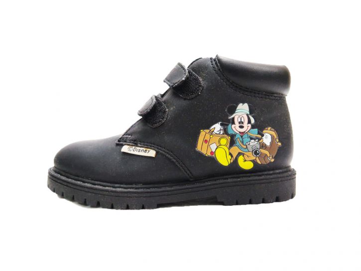 Bota de Cuerina Con Doble Velcro de Mickey