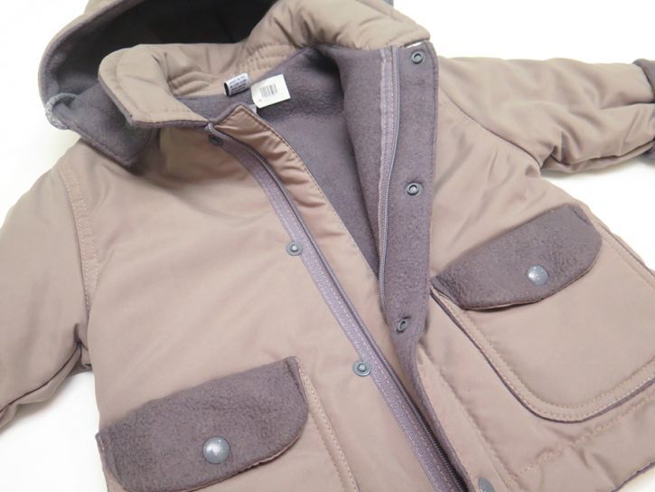 Campera de Microfibra Bordada con Aplique de Bomberos con Camion en la Espalda