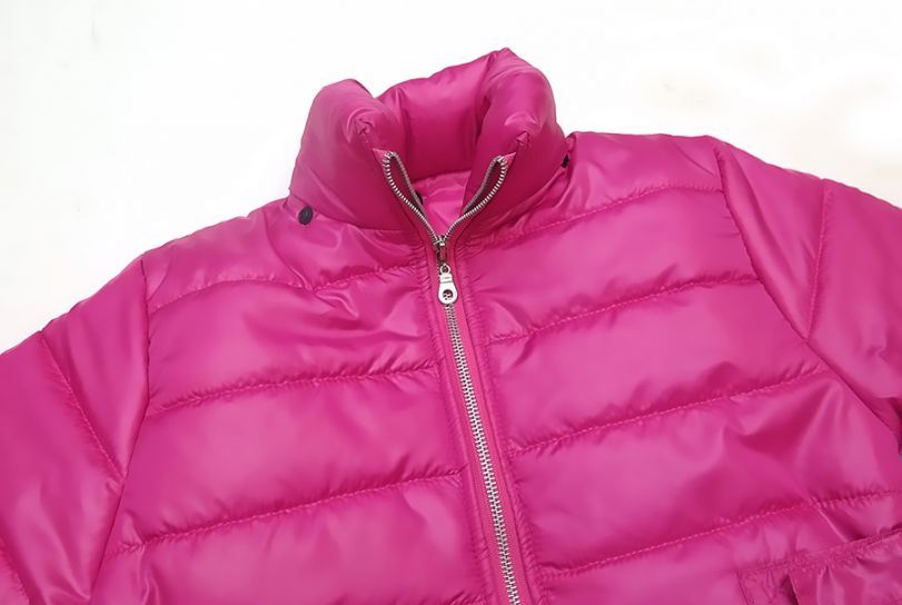 Campera Silver o microfibra  con capucha peluda desprendible