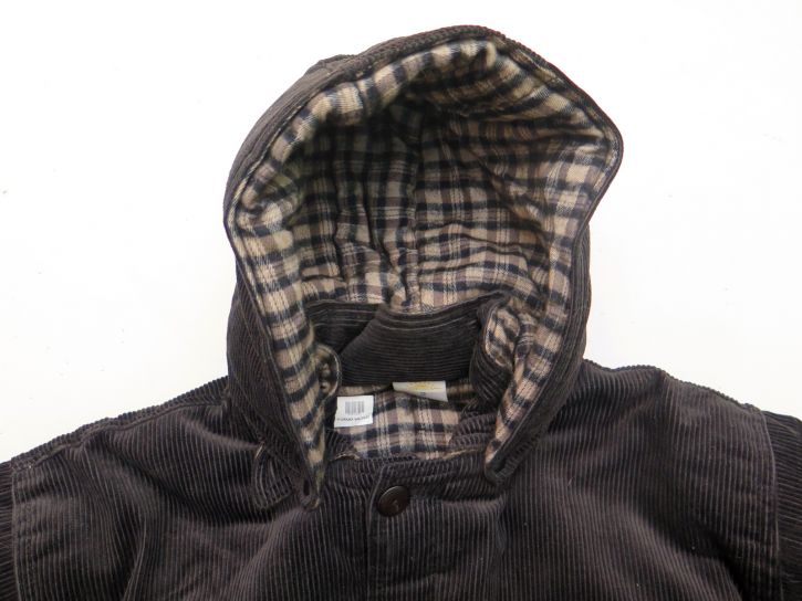 Camperon Gaban Corderoy Interior Viyela y Wata Capucha