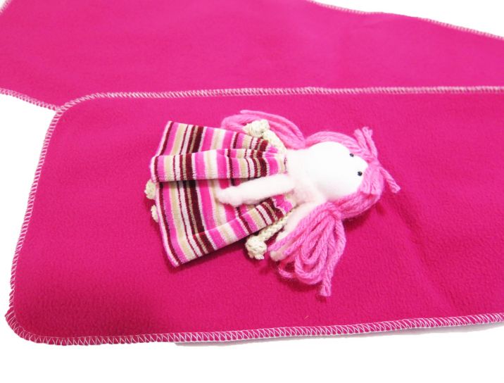 Bufanda de Polar con Aplique de Conejo