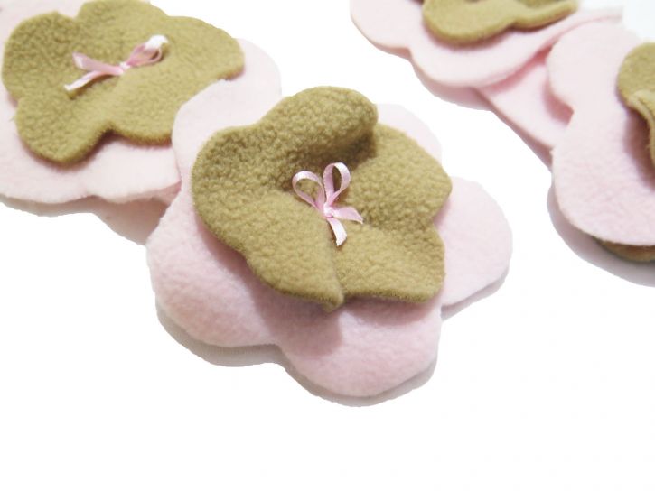 Bufanda de Polar de Flores