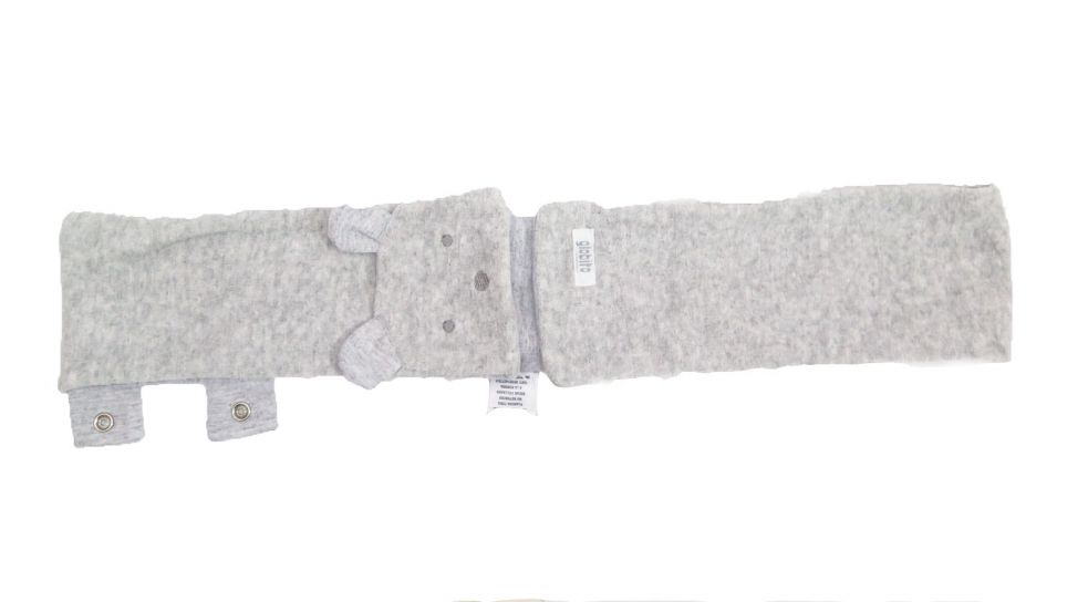 Bufanda de Towell y Algodon con Aplique de Oso