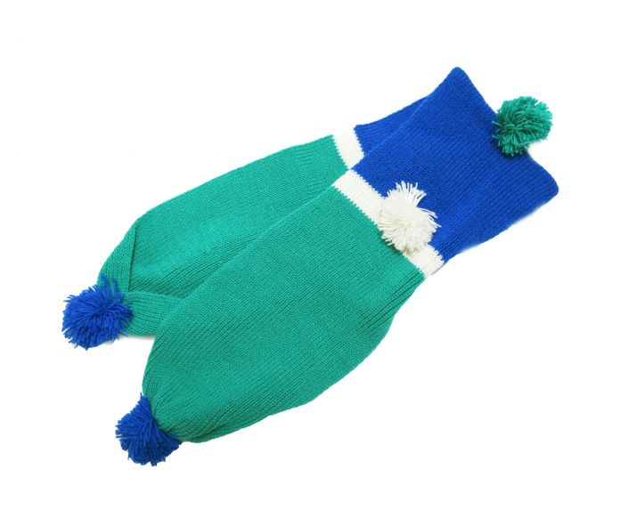 Gorro con Bufanda Tejida con pompon