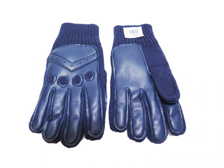 Guante Tejido con Cuerina