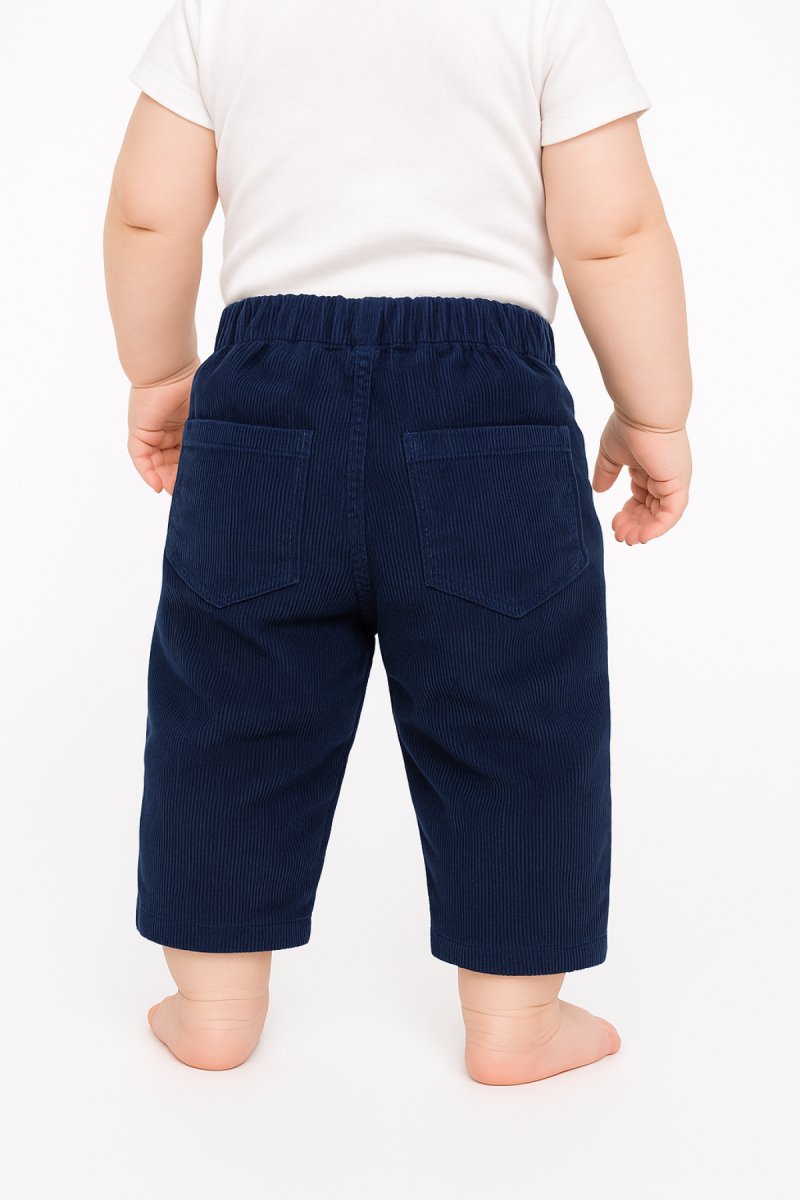 Pantalon de Corderoy con Cintura elastizada y Broches  Pañalero