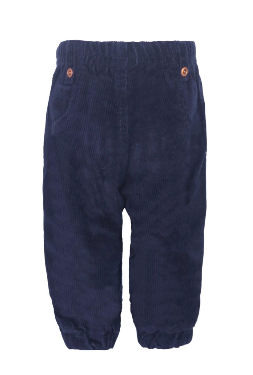 Pantalon Corderoy con cintura elastizasa y Puño