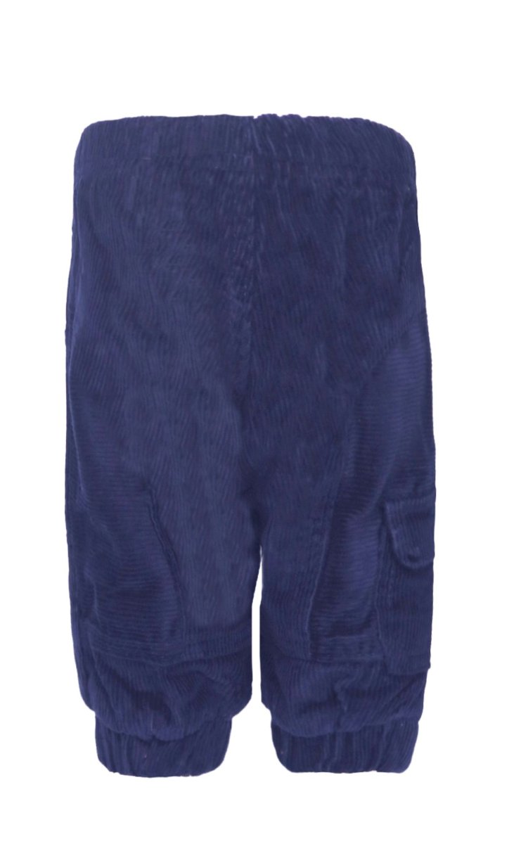 Pantalon de Corderoy con Puño y Bolsillo Cargo Tipo Gaucho