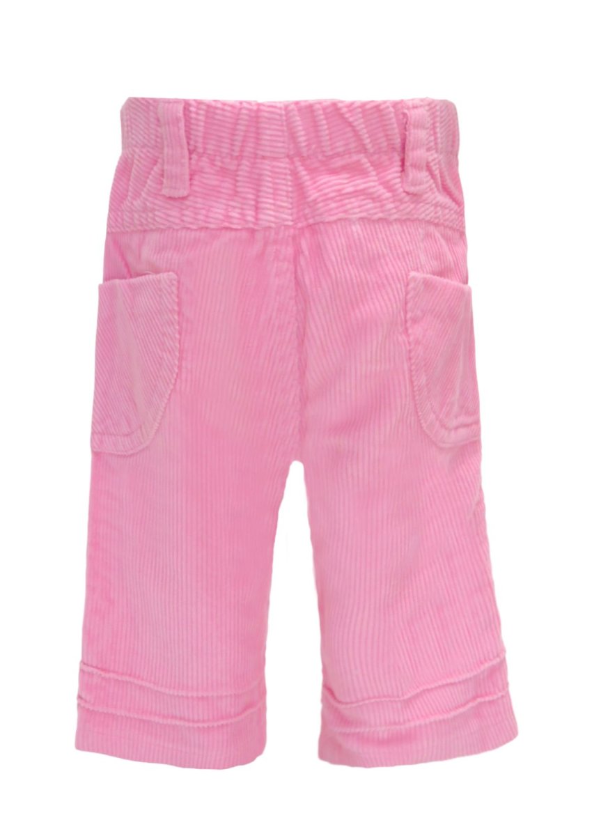 Pantalon de Corderoy  con cintura elastizada Bordado con Lentejuelas