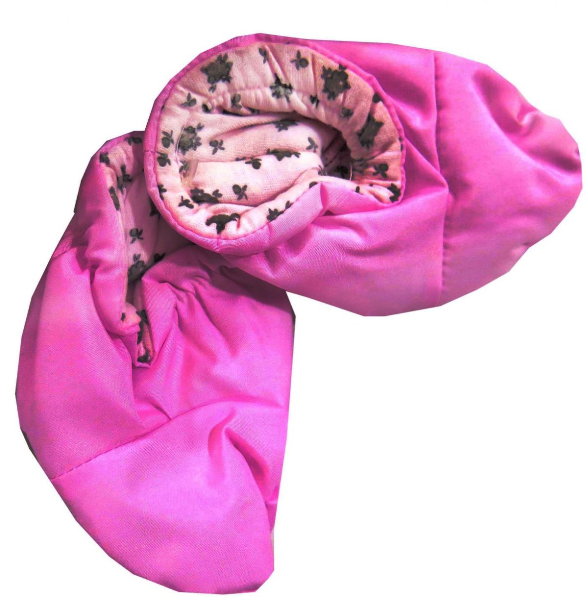 Enterito Termico Microfibra Wata Flores Rococo Bordadas Con Botitas