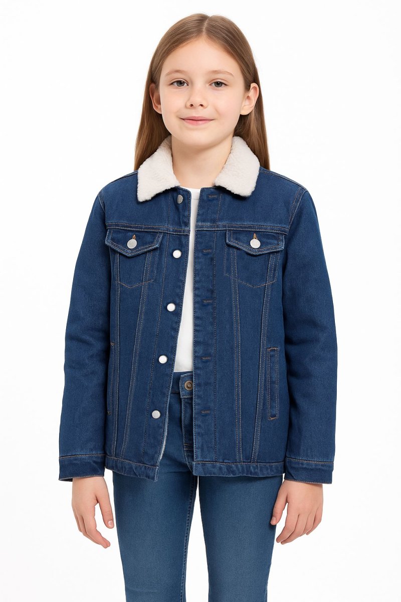 Campera de Jean con Cordero Interno