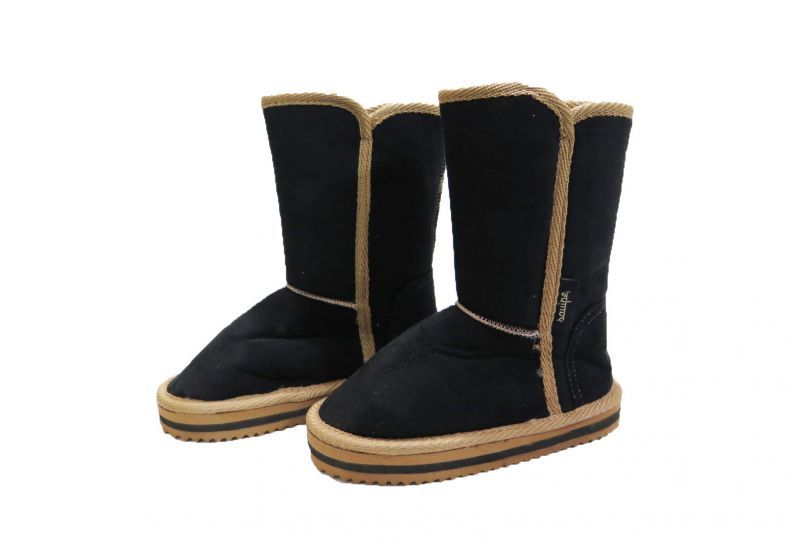 Bota tipo Barker Gamuza y Corderito - Pantubota
