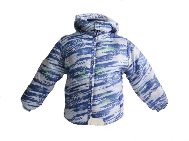 Campera Varon Reversible Estampada