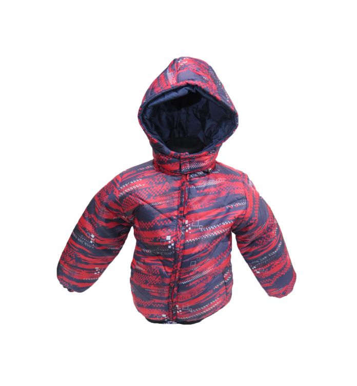 Campera Varon Reversible Estampada