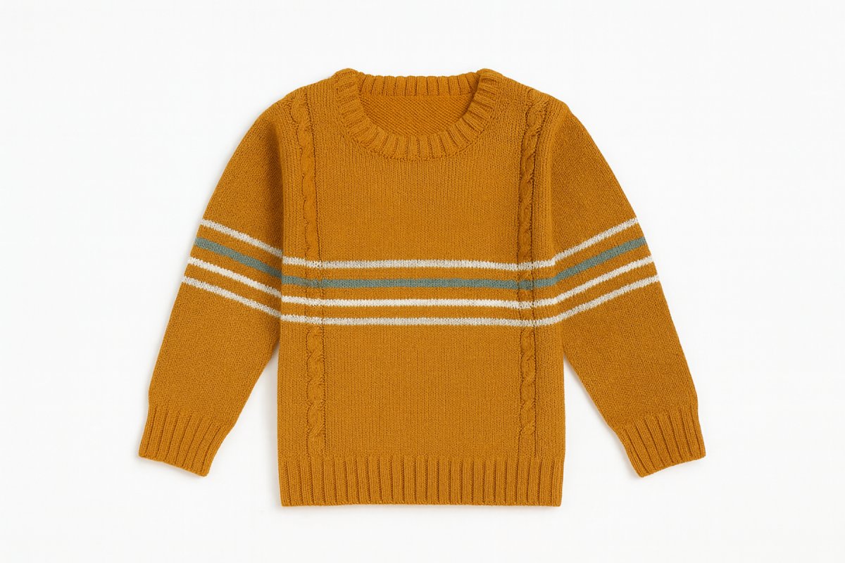 Pullover Sweater Tejido con Rayas