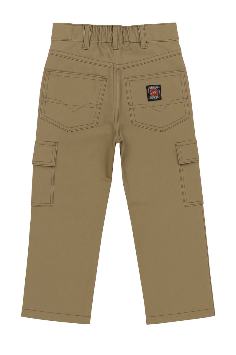Pantalon Gabardina Cargo con Rayas al Costado