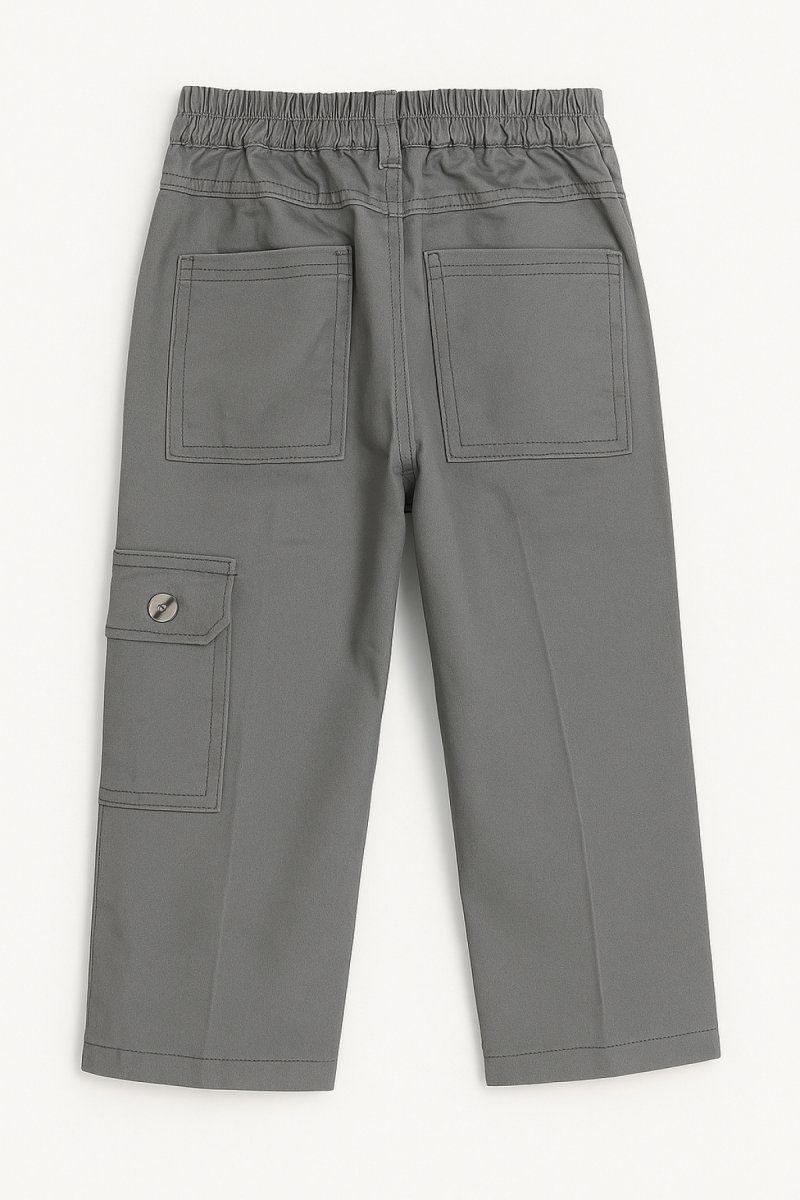 Pantalon Gabardina Cargo Recto
