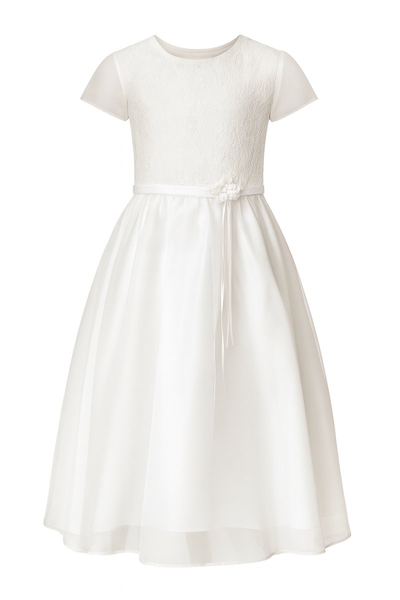 Vestido Comunión Con Encaje