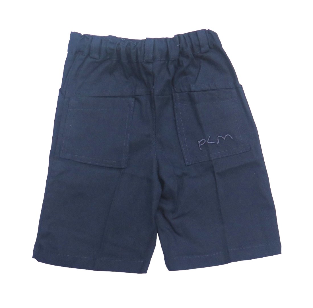 Bermuda de Gabardina con Cintura Elastizada