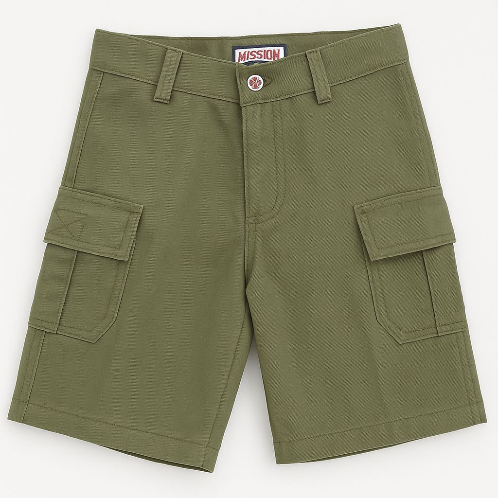 Bermuda Gabardina Bolsillo Cargo