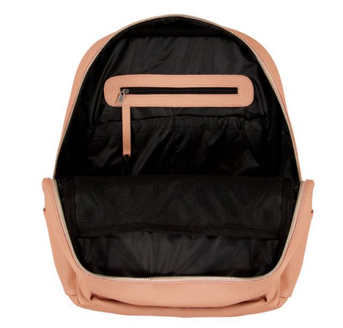 Mochila Maternal Eco Cuero JUANA Frente Matelasse