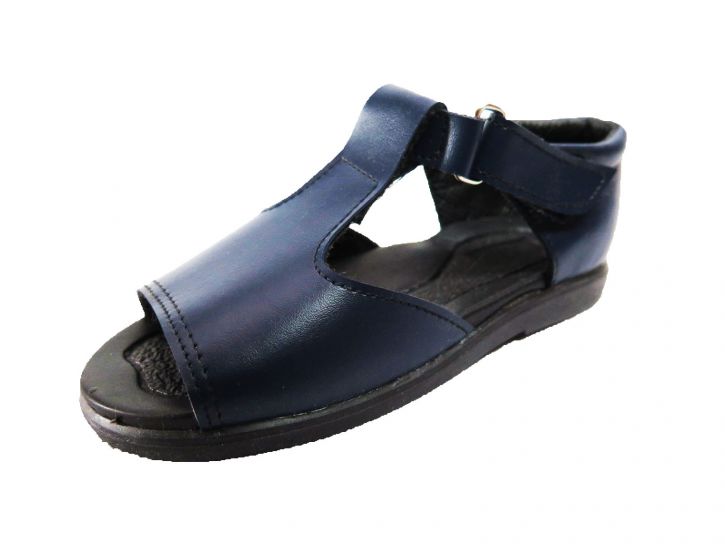 Sandalia de Ecocuero con Talon y Velcro