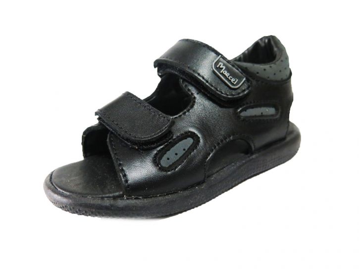 Sandalia de Vestir Varon con Doble Velcro