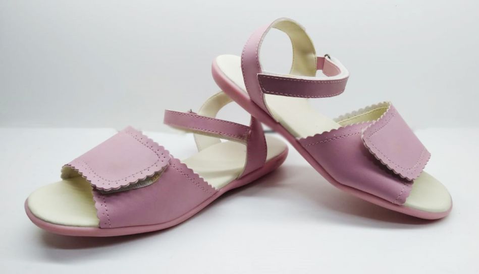 Sandalias con Doble Velcro y Volado