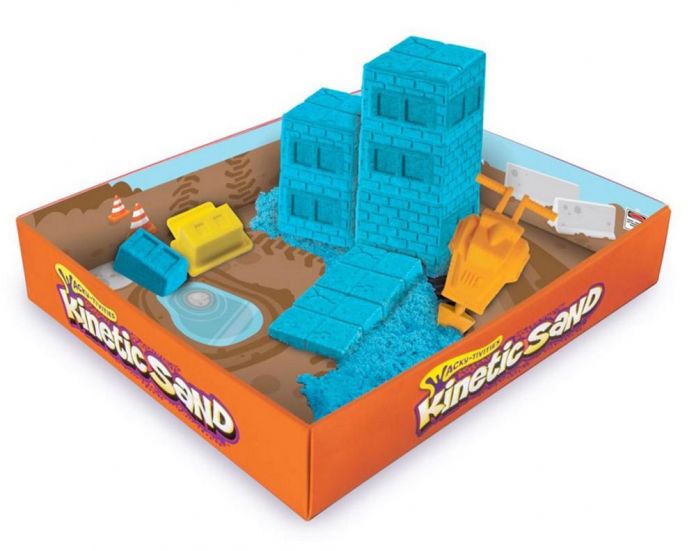 Juego de Masa Arena Kinetic Sand de Construccion