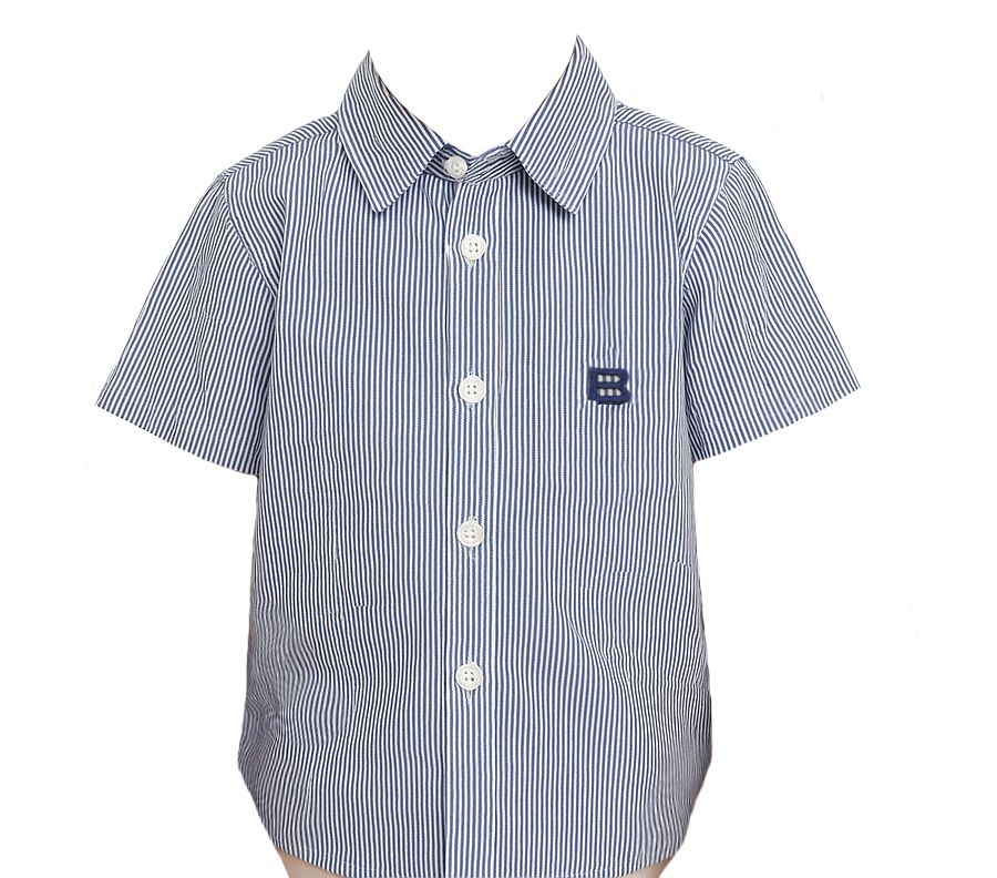 Camisa Manga Corta Estampado Rayado