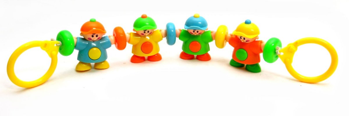 Juguetes Bebe Tira de cochecito juguetes plasticos con elastico. Eco