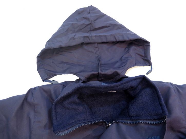 Campera Reversible Con Capucha de Microfibra y Polar