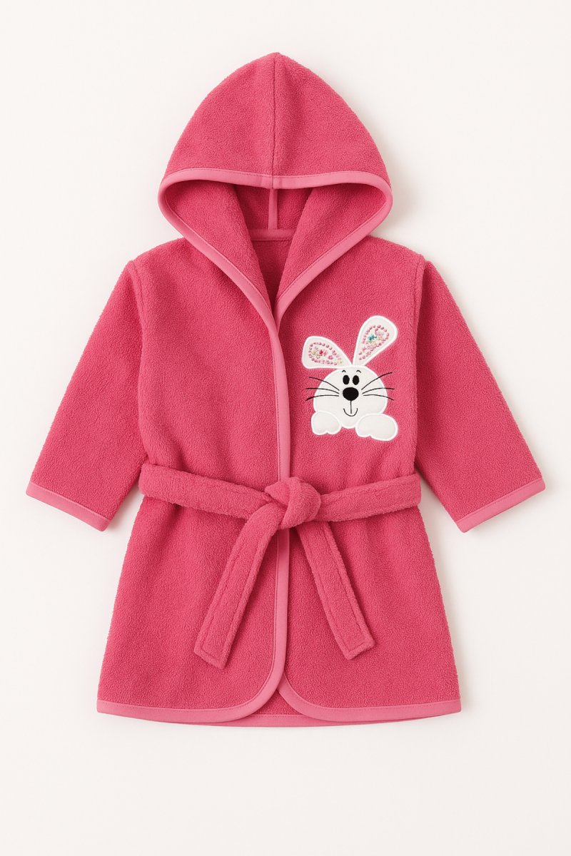 Salida de Baño Bata de Toalla con Capucha Lisa