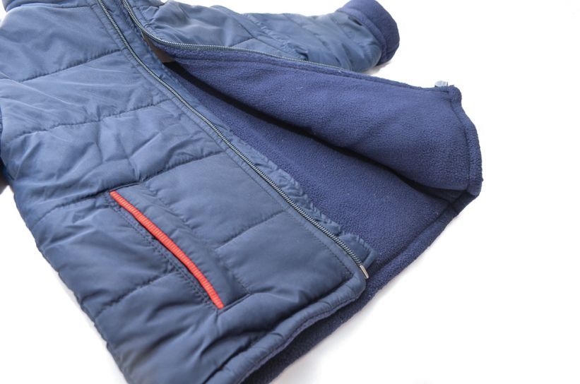 Campera con Wata y Capucha Forrada en Polar