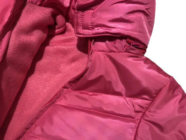 Tapado Bebe Liso Wata - Silver y Polar Con Capucha Desmontable